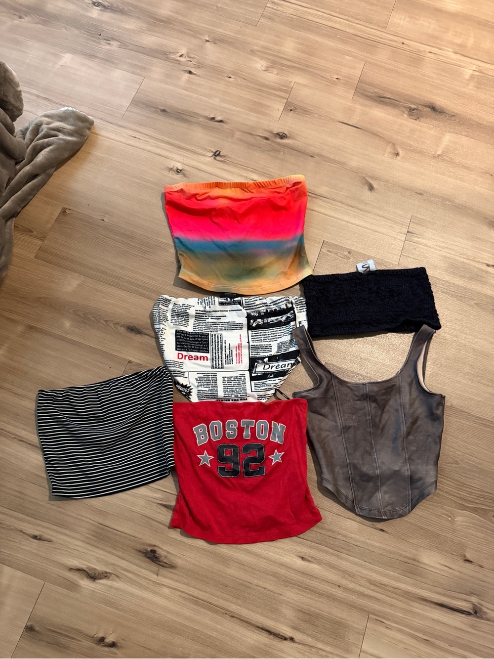 6 pack of crop tops